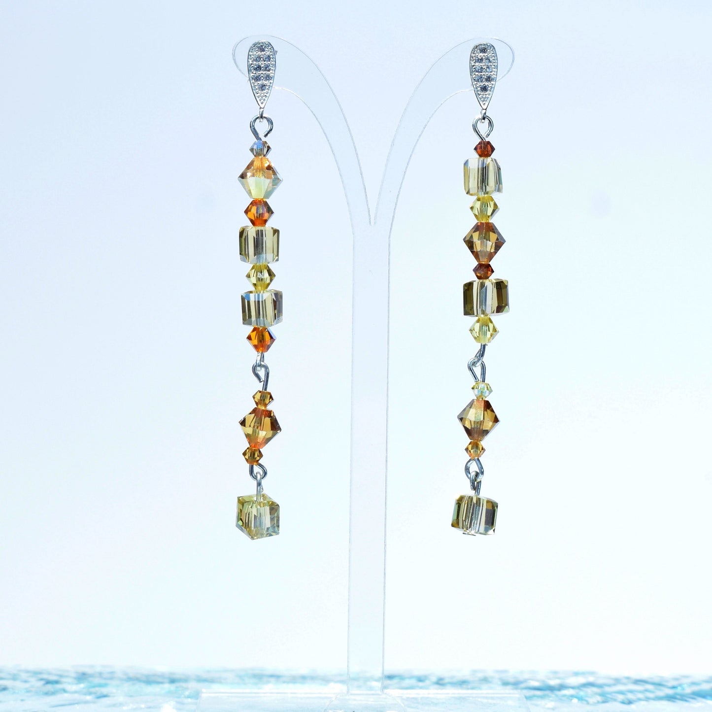 Golden Drop Earrings - Corley Studio Shop